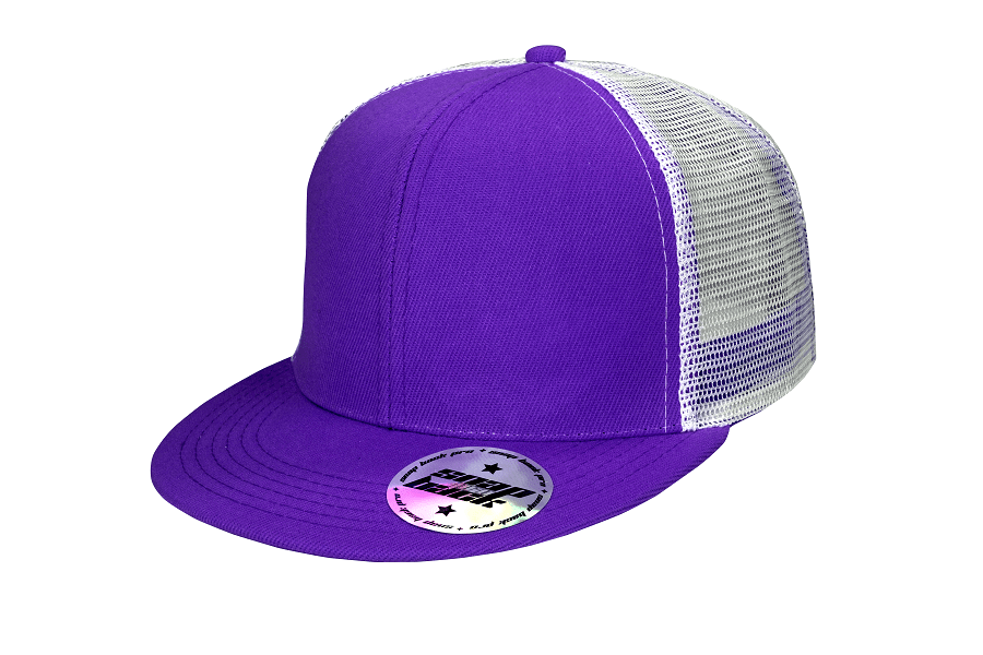 Trucker cap fioletowy / biały