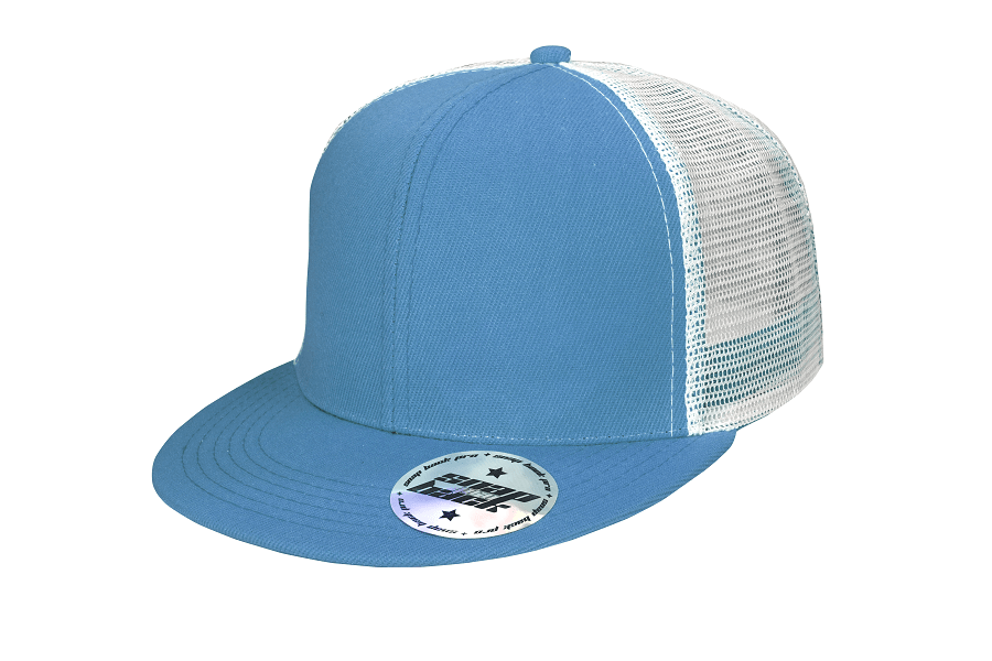 Trucker cap błękitny / biały